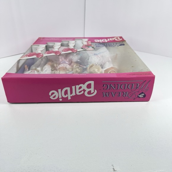 1993 Dream Wedding Barbie Gift Set w/ Stacie & Todd Mattel Limited Edition NIB - Picture 7 of 7